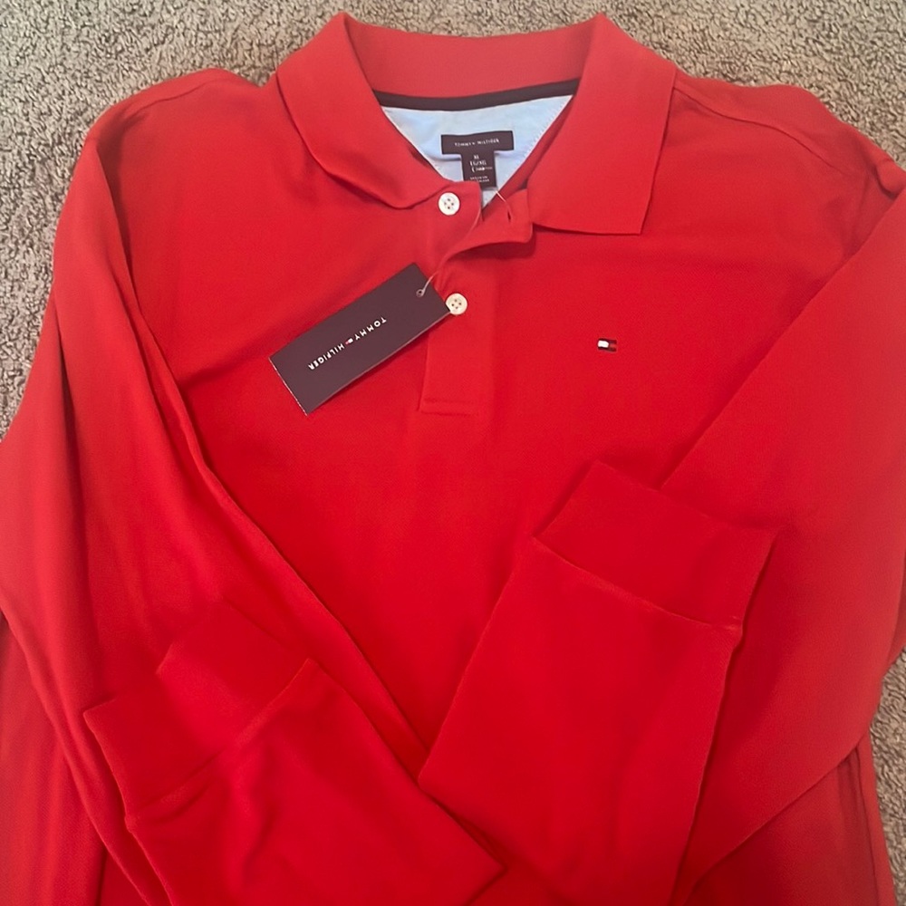 Tommy Hilfiger Boys Long Sleeve Polo